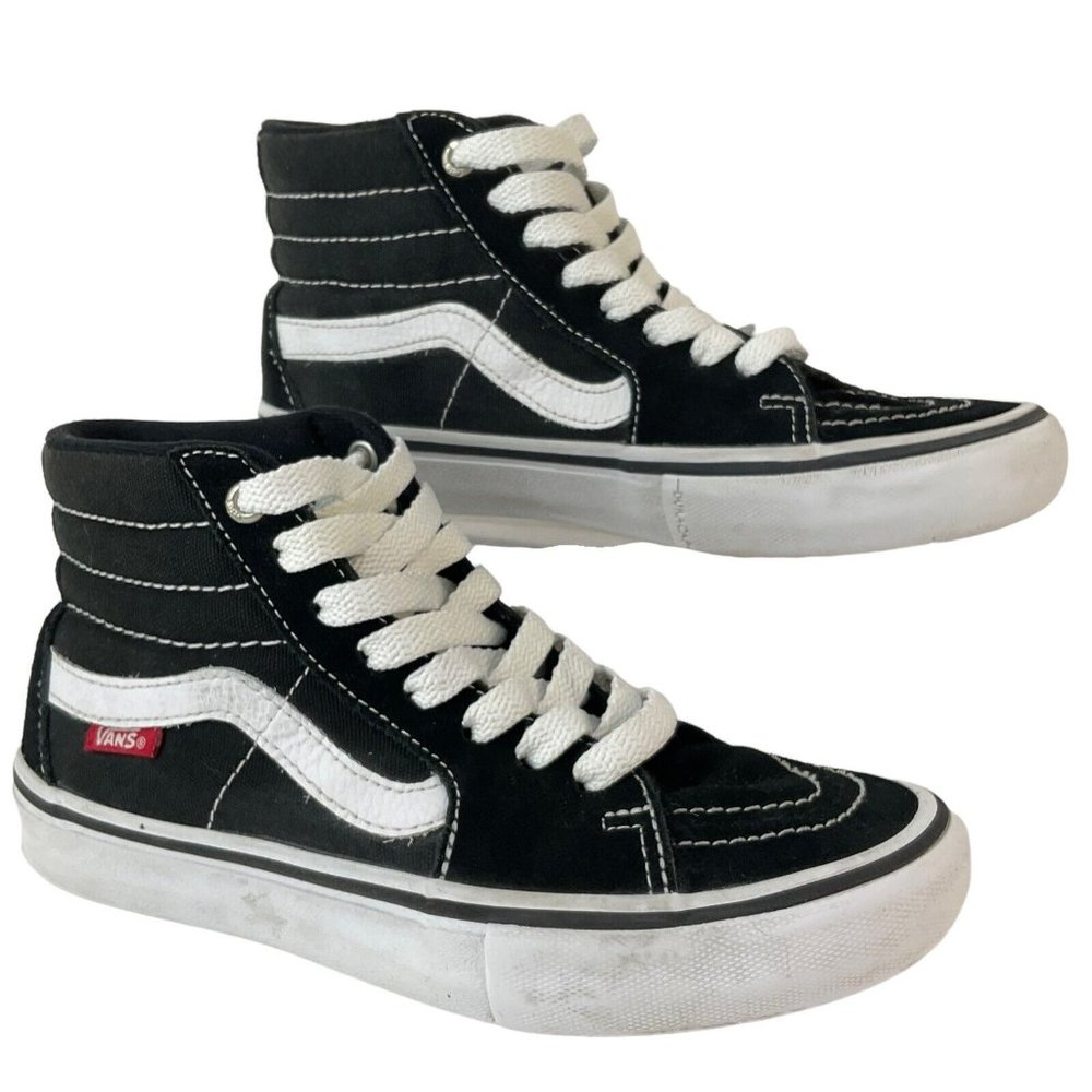 Vans Off The Wall Shoes Mens Sz 4 Womens Sz 5.5 Sk8 High Sneakers Skateboard